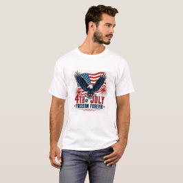 Camisa de águia da Liberdade para sempre