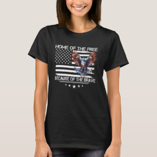 Camisa De Águia Voadora Do Free Por Causa Do