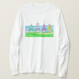 Camisa De Algodão De Praia E Longa Manga