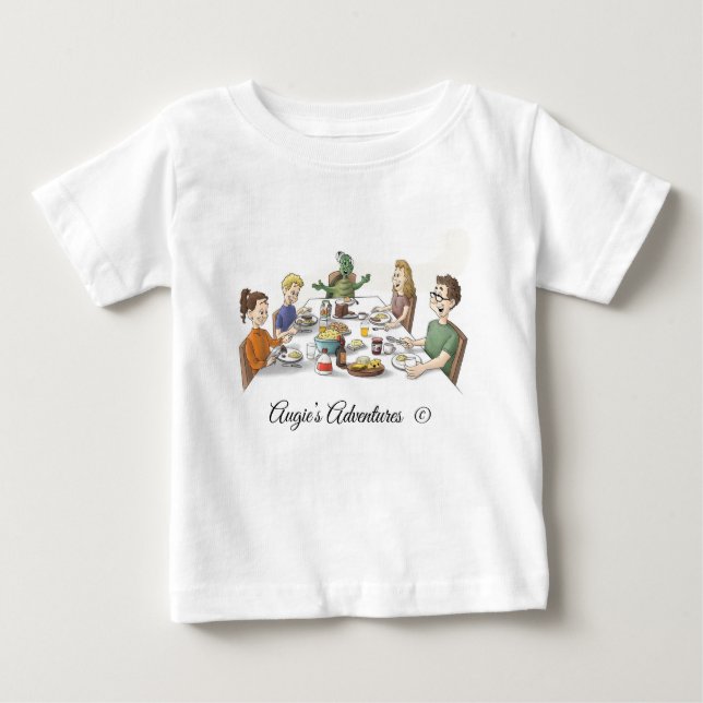 Camisa de algodão para crianças (Frente)
