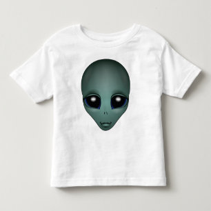 Camisa de Alienígena de bebê Alienígena branca 