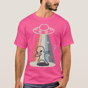 Camisa De Alienígena De Dabbing Ufo Abdução Camisa