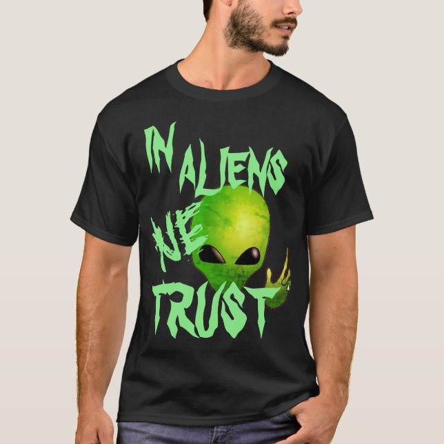 Camisa de Alienígena extraterrestre - Citações de  (Frente)