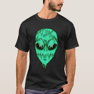 Camisa de Alienígena verde tripla - Face Alienígen