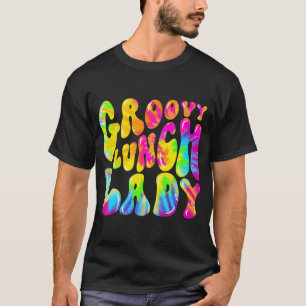 Camisa De Almoço De Groovy, Cantina De Café Tie Dy