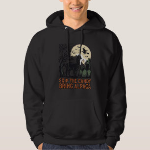 Camisa de Alpaca de Halloween Fofa Espantosa Vinta