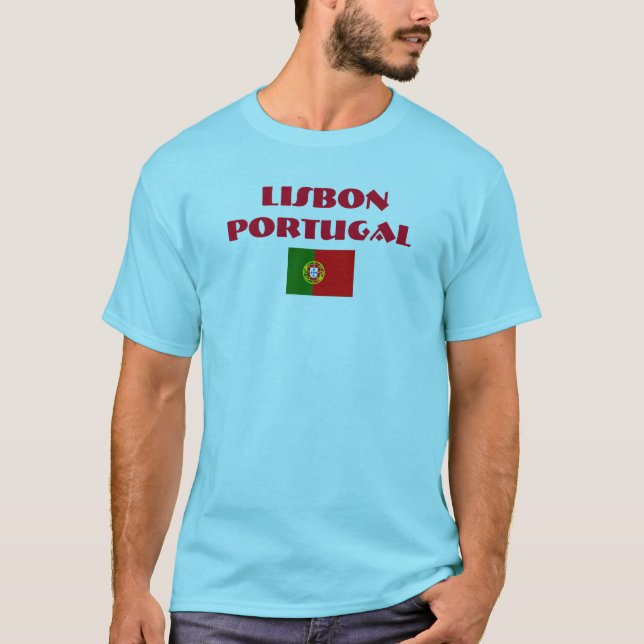 Camisa de alta qualidade de Lisboa Portugal (Frente)