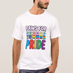 Camisa de Amante de Animal com Impressão de Pata A