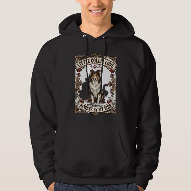 Camisa de Amante de Cães Collie com Citação de Gra (Frente)