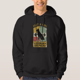 Camisa de amante de cão vintage de menina Pastor A
