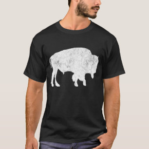 Camisa de Amante de os animais do Buffalo Retroati
