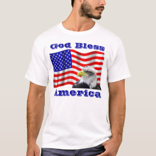 Camisa de América T dos deus abençoe