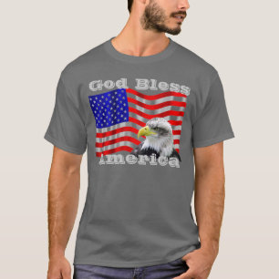 Camisa de América T dos deus abençoe