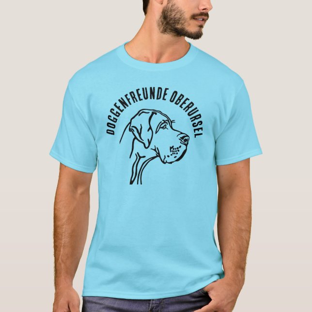 Camisa de amigos doggen com duas impressões e text (Frente)