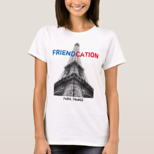 Camisa de amizade Eiffel Paris