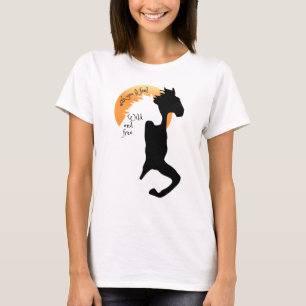 Camisa de amor, com você me sinto selvagem e livre