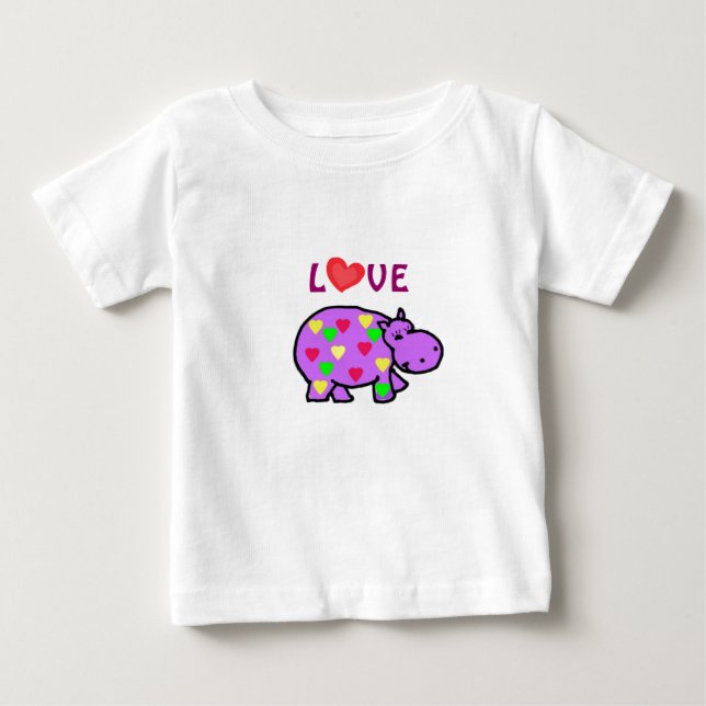 Camisa de Amor de Hippo Roxo (Frente)