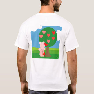 Camisa de amor (design no verso)