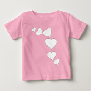 Camisa de amor personalizada do bebê Namorados