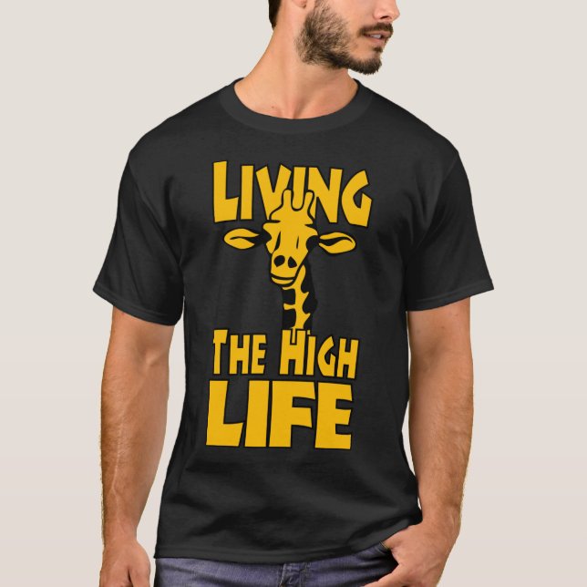 Camisa De Animais Engraçada - Engraçado Dizer Vive (Frente)