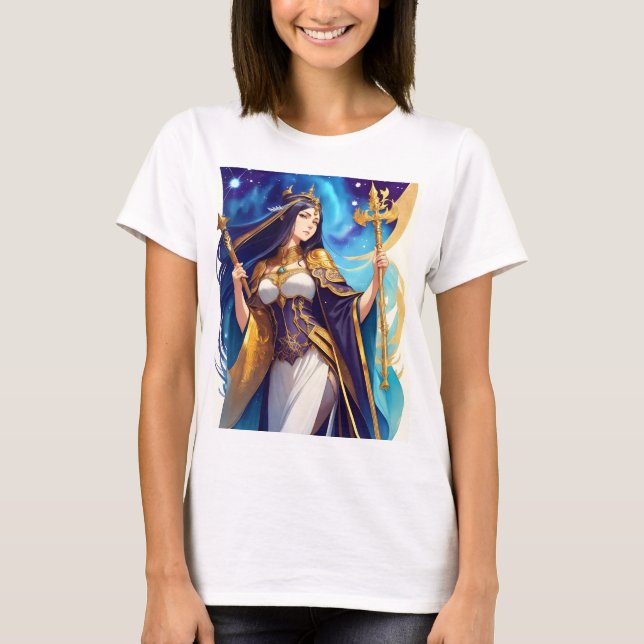 Camisa de Anime de Alta Sacerdotisa Celestial Fant (Frente)