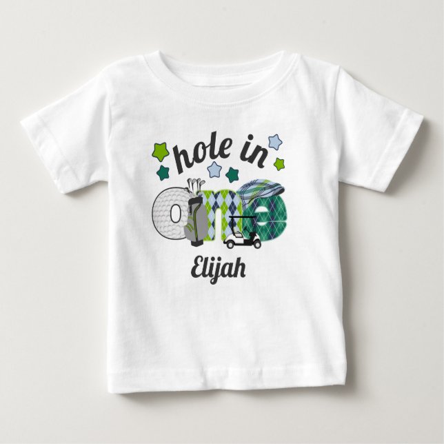 Camisa de aniversariante de Hole in One Camisa de  (Frente)