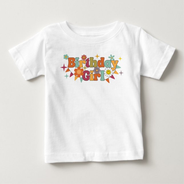 Camisa de Aniversariante para Crianças (Frente)