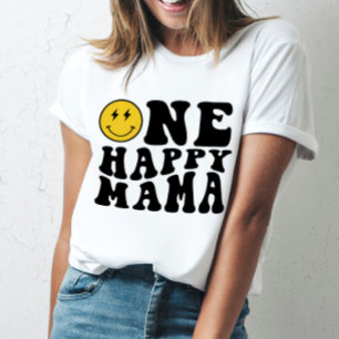 Camisa de aniversário combinando para mamãe feliz