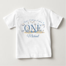 Camisa de Aniversário de 1 Ano do Menino Submarino