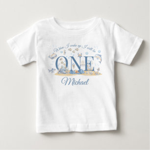 Camisa de Aniversário de 1 Ano do Menino Submarino