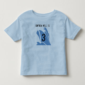 Camisa de aniversário de 3 anos personalizável do