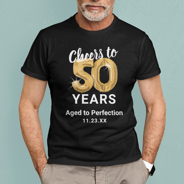 Camisa de Aniversário de 50 Anos Envelhecida à Per (Criador carregado)