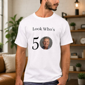 Camisa de Aniversário de 50 anos Olhe Quem Persona