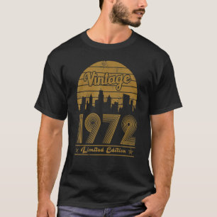 Camisa De Aniversário De 51 Anos De Nascer Em 1972