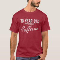 Camisa de aniversário de 70 para homens| Alimentad