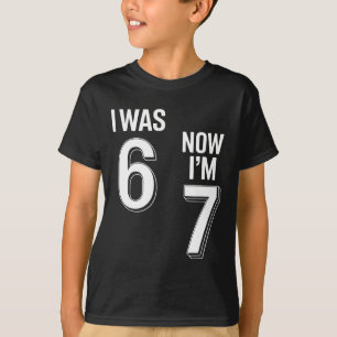 Camisa de Aniversário de 7 Anos - Era 6 Agora Sou