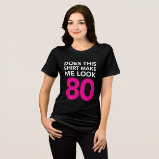 camisa de aniversário de 80 anos