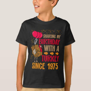 Camisa de Aniversário de Ação de Graças Desde Nove