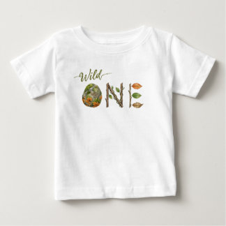Camisa de Aniversário de Bebê Cool e Moderno Wild