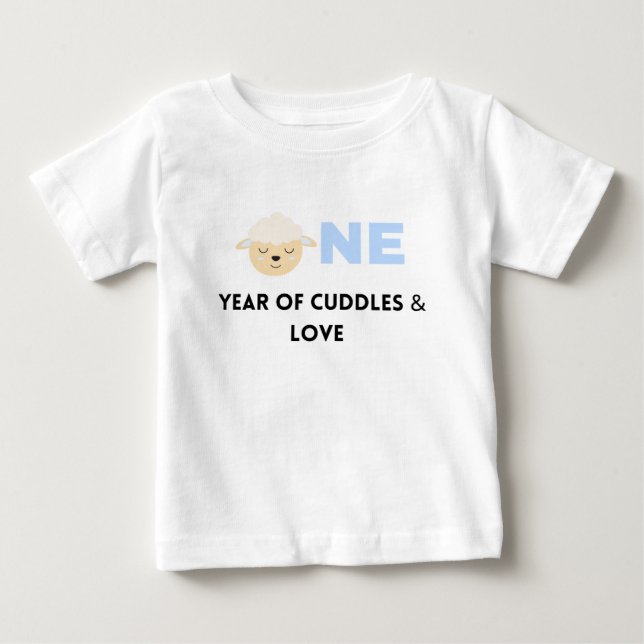 Camisa de Aniversário de Cordeirinho (Frente)
