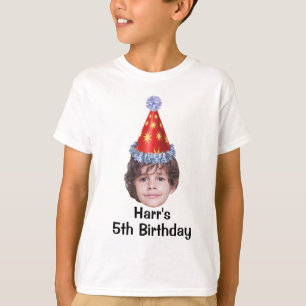 Camisa de aniversário de criança personalizada, ár