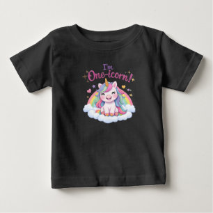 Camisa de Aniversário de Crianças de 1 ano Eu Sou