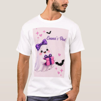 Camisa de aniversário de Halloween do pai do monst