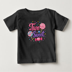 Camisa de Aniversário de Toddler Doce Dois