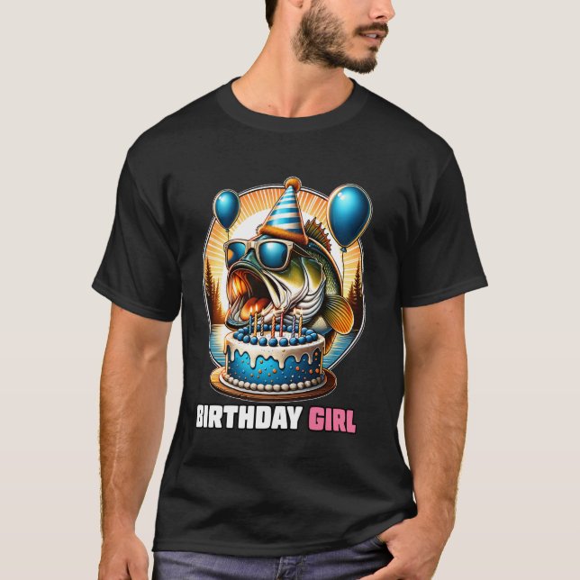Camisa de Aniversário Divertida para Menina que Pe (Frente)
