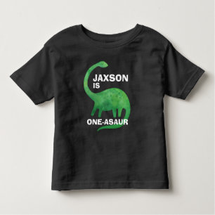 Camisa de aniversário do Dinossauro - Qualquer ida