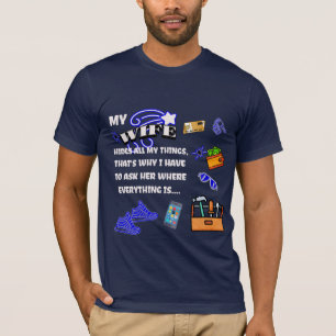 Camisa de aniversário do marido e marido engraçado