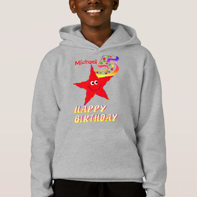 Camisa de aniversário do Red Star 5 (Frente)
