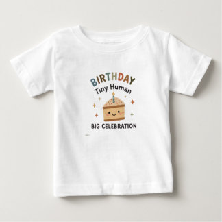 Camisa de Aniversário Fofa para Meninos e Meninas