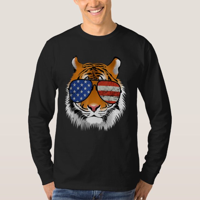 Camisa De Aniversário Para Menino Legal Tigre De A (Frente)